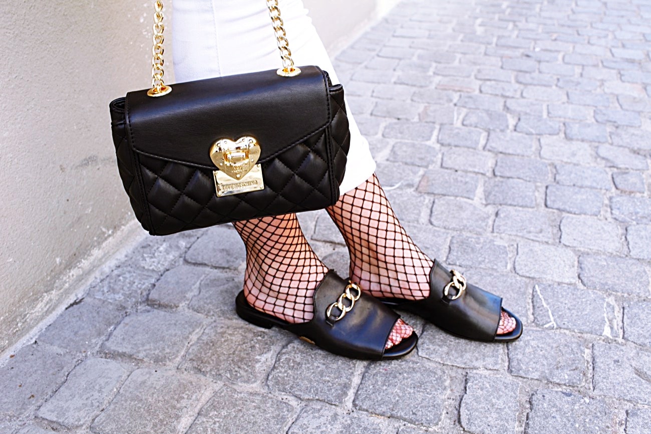 Fishnet and Loafers